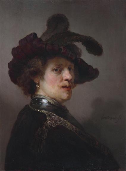 Tronie Of A Man With A Feathered Beret