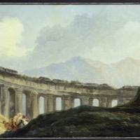 A Colonnade In Ruins