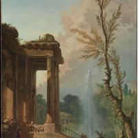 The Portico Of A Country Mansion