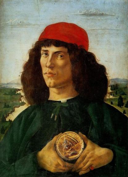 Portrait Of A Man With A Medal Of Cosimo