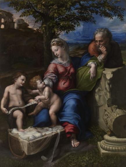 The Holy Family With An Oak Tree