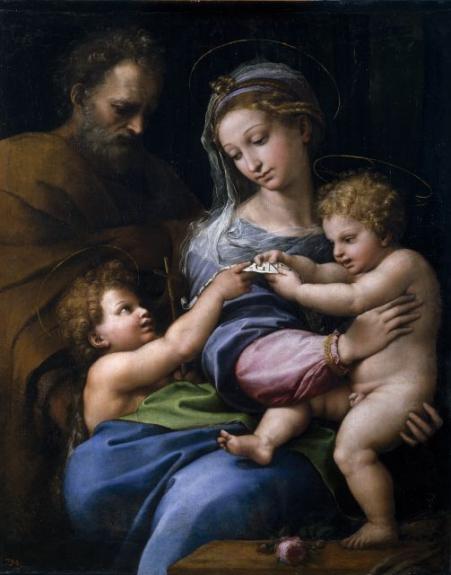 The Holy Family With Little Saint John