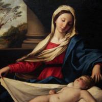 Madona Adorando Al Nino Dormido (Detalle)