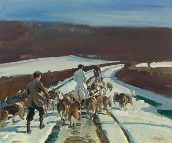 The Young Entry, A Snowy Road, Woolsthorpe