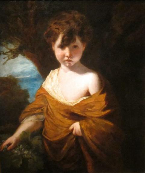 Boy With Grapes