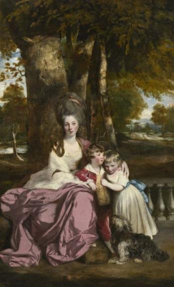 Lady Elizabeth Delm And Her Children