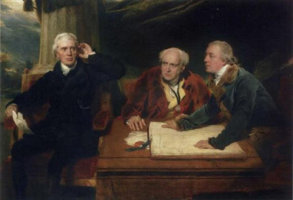 Sir Francis Baring Banker and Director of the East India Company with his Associates