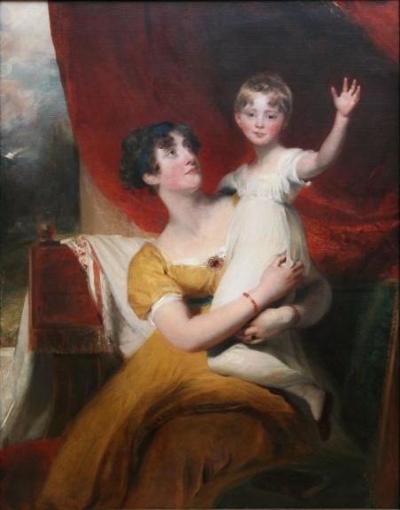 Lady Orde Mit Ihrer Tochter Anne