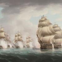 Commodore Dance Discovering The French Fleet Under Rear