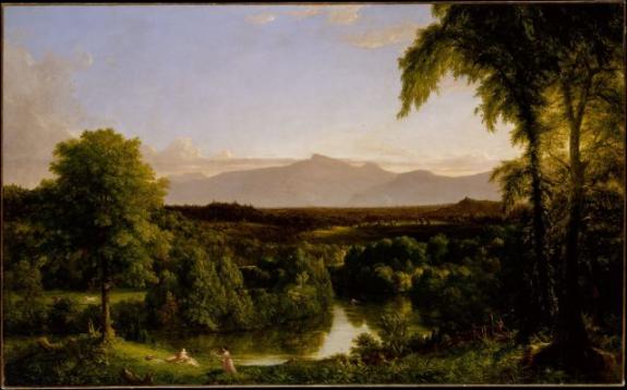 View On The Catskill Early Autumn