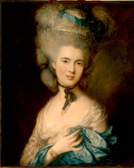 A Woman In Blue (Portrait of the Duchess of Beaufort)