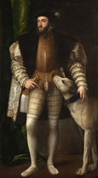 Emperor Charles V With A Dog