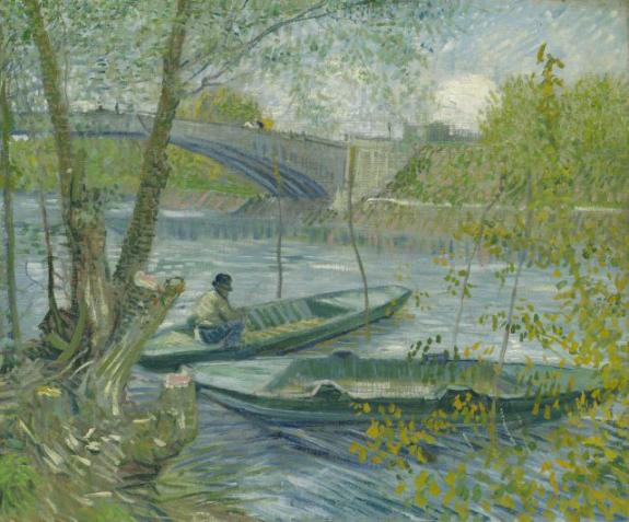 Fishermen and Boats in the Pond de Clichy