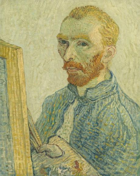 Portrait of Vincent van Gogh with Paint Palette