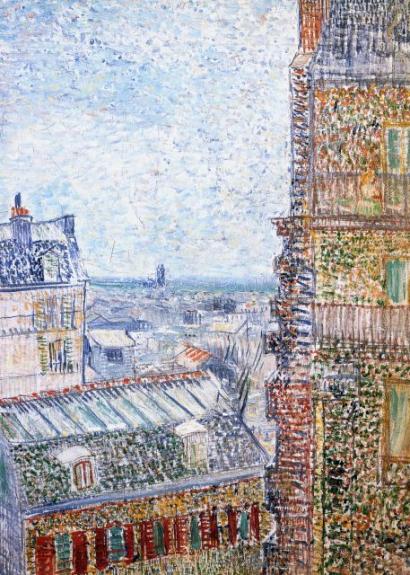 Vue De Paris Depuis La Chambre De Vincent