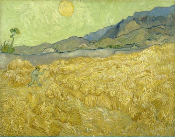 Wheatfield With A Reaper