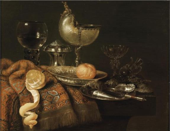 A Still Life With A Nautilus Cup