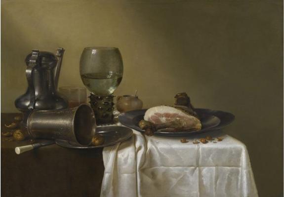 Still Life Of A Pewter Kanne
