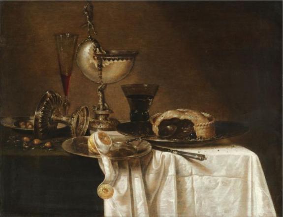 Still Life With An Overturned Tazza