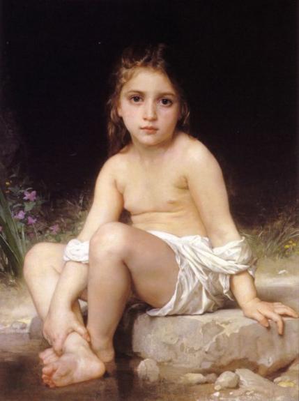 Child At Bath