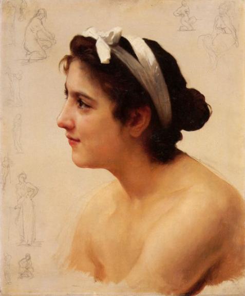Study Of A Woman For Offering To Love