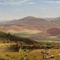 The Amphitheatre Of Tusculum And Albano Mountains, Rome